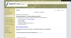 Desktop Screenshot of debatejuvenil.wikispaces.com