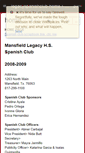 Mobile Screenshot of legacyspanishclub-home.wikispaces.com