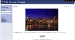 Desktop Screenshot of chicago-7-wonders.wikispaces.com