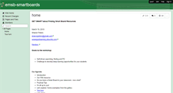 Desktop Screenshot of emsb-smartboards.wikispaces.com