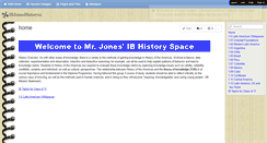 Desktop Screenshot of ibjoneshistory11.wikispaces.com