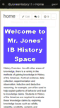 Mobile Screenshot of ibjoneshistory11.wikispaces.com