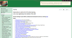 Desktop Screenshot of ilearnonline.wikispaces.com