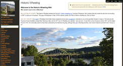 Desktop Screenshot of historic-wheeling.wikispaces.com