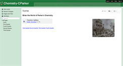 Desktop Screenshot of chemistry-cparker.wikispaces.com