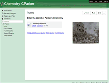 Tablet Screenshot of chemistry-cparker.wikispaces.com