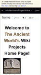 Mobile Screenshot of ancientworldprojectwikis.wikispaces.com