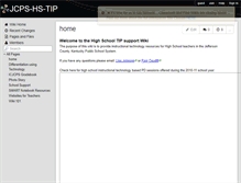 Tablet Screenshot of jcps-hs-tip.wikispaces.com