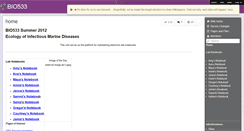 Desktop Screenshot of bio533.wikispaces.com