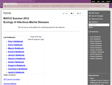 Tablet Screenshot of bio533.wikispaces.com