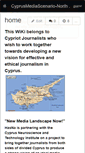 Mobile Screenshot of cyprusmediascenario-north.wikispaces.com