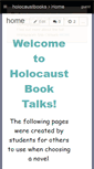 Mobile Screenshot of holocaustbooks.wikispaces.com