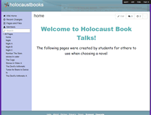 Tablet Screenshot of holocaustbooks.wikispaces.com