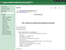 Tablet Screenshot of degrootstemiddeleeuwer3a2011.wikispaces.com