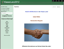 Tablet Screenshot of klasselanz2012.wikispaces.com