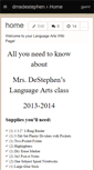 Mobile Screenshot of dmsdestephen.wikispaces.com