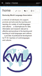 Mobile Screenshot of kwla.wikispaces.com