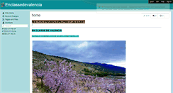 Desktop Screenshot of enclassedevalencia.wikispaces.com