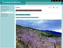 Tablet Screenshot of enclassedevalencia.wikispaces.com