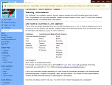 Tablet Screenshot of learninglatinamerica.wikispaces.com