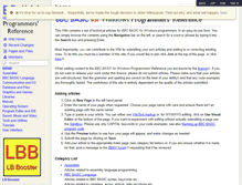 Tablet Screenshot of bb4w.wikispaces.com