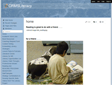 Tablet Screenshot of crmsliteracy.wikispaces.com