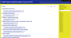 Desktop Screenshot of intro-prog-bioinfo-2010.wikispaces.com