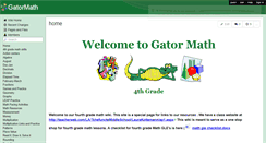 Desktop Screenshot of gatormath.wikispaces.com