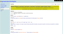 Desktop Screenshot of glosarioterminologico.wikispaces.com