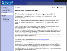 Tablet Screenshot of english-spanish-translation-uah.wikispaces.com