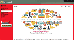 Desktop Screenshot of hilarygrade8.wikispaces.com