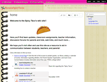 Tablet Screenshot of horizonspicytacos.wikispaces.com