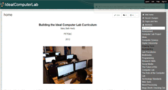 Desktop Screenshot of idealcomputerlab.wikispaces.com