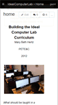 Mobile Screenshot of idealcomputerlab.wikispaces.com