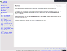 Tablet Screenshot of css2008.wikispaces.com
