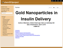 Tablet Screenshot of chem553project.wikispaces.com