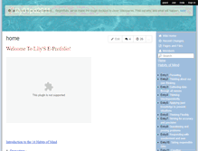 Tablet Screenshot of lily01pd2011.wikispaces.com