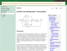 Tablet Screenshot of control-pid.wikispaces.com