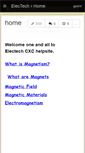 Mobile Screenshot of electech.wikispaces.com