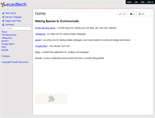 Tablet Screenshot of eusdtech.wikispaces.com