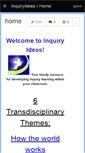 Mobile Screenshot of inquiryideas.wikispaces.com