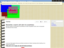 Tablet Screenshot of descubriendoecosistemas.wikispaces.com