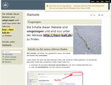 Tablet Screenshot of herr-kalt.wikispaces.com