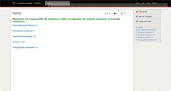 Desktop Screenshot of madamelasalle.wikispaces.com