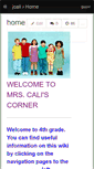 Mobile Screenshot of jcali.wikispaces.com