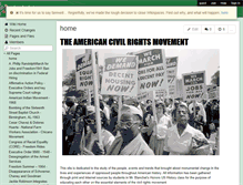Tablet Screenshot of civrights.wikispaces.com