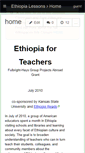 Mobile Screenshot of ethiopialessons.wikispaces.com