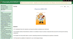 Desktop Screenshot of chemistry4gcms2011.wikispaces.com