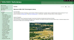 Desktop Screenshot of edu10201-techliteracy.wikispaces.com