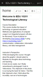 Mobile Screenshot of edu10201-techliteracy.wikispaces.com